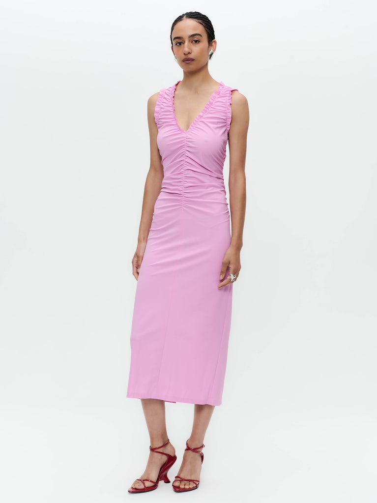 jane lushka Romana dress technical jersey long Pink