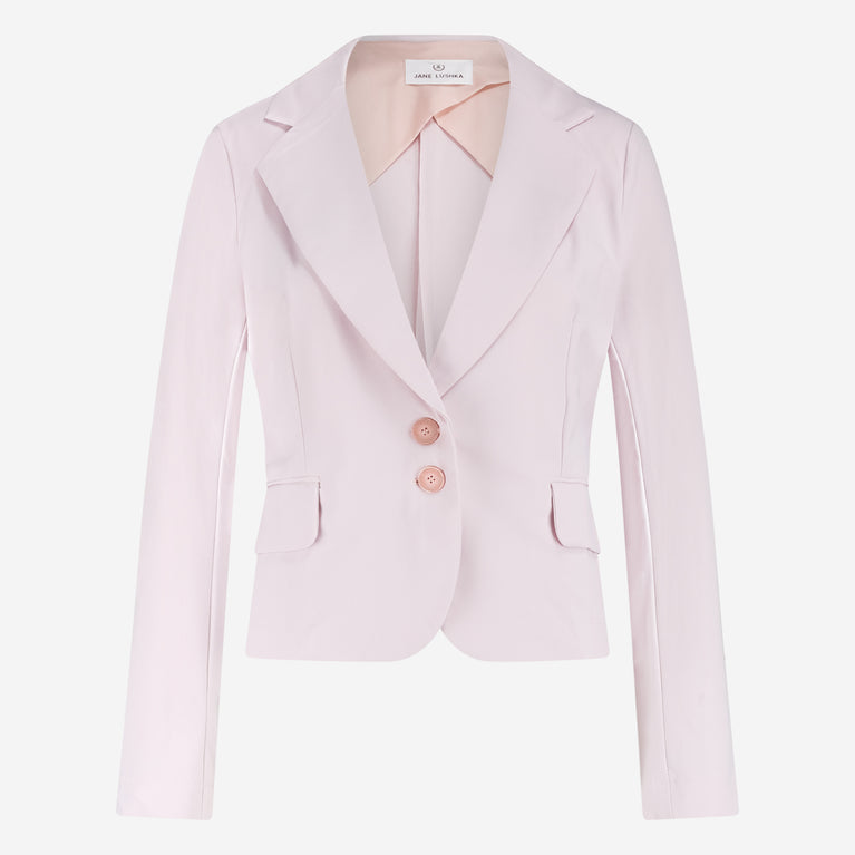 jane lushka Solomon blazer technical jersey Light Pudra