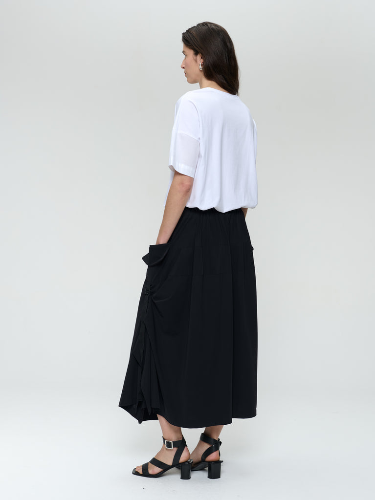 Jane Lushka T-shirt Oversize Print Mix Cotton White