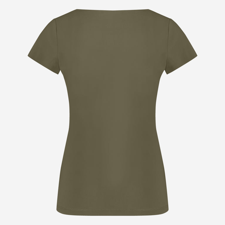 Jane Lushka T Shirt Sara Easy Wear Technical Jersey Army
