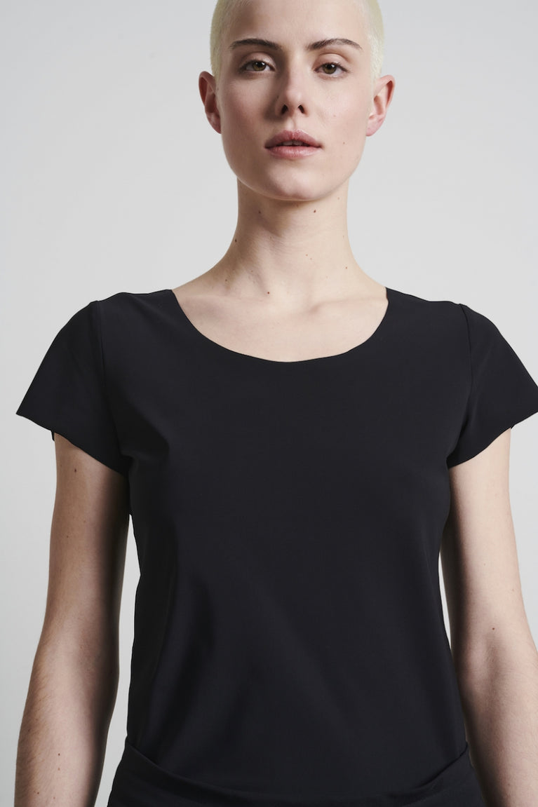 Jane Lushka T Shirt Sara Easy Wear Technical Jersey Black