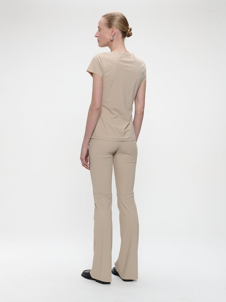 Jane Lushka T Shirt Sara Easy Wear Technical Jersey Sand