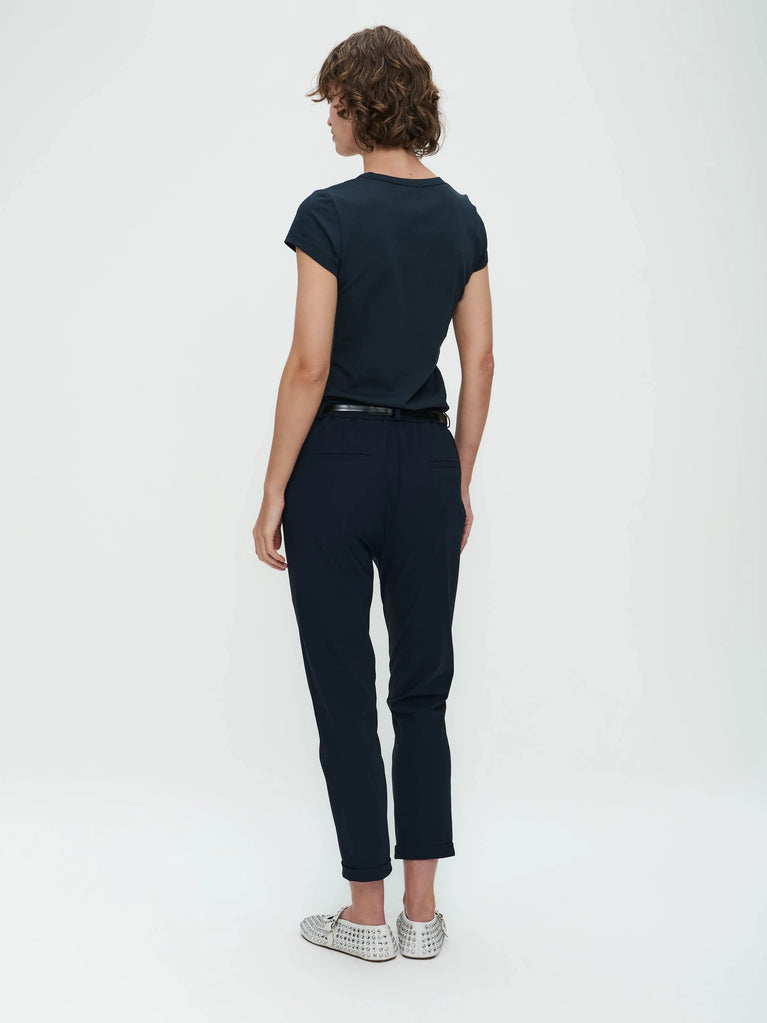 Jane Lushka T Shirt V Neck Easy Wear Organic Cotton Blue