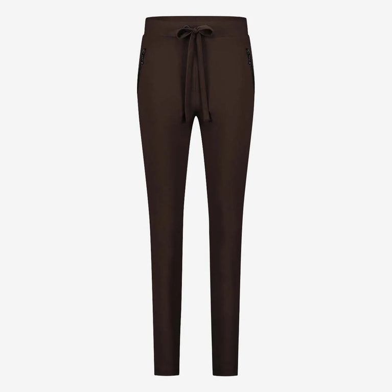 Jane Lushka Tanja Pants Technical Jersey Dark Brown