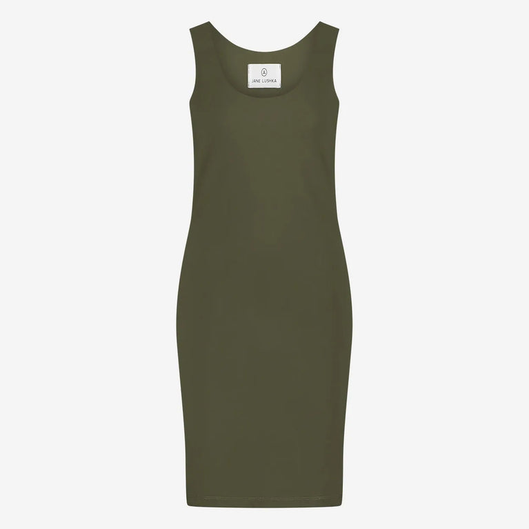 jane lushka Top Chris easy wear Technical Jersey Army