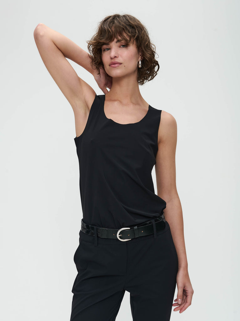 jane lushka Top Jesy Easy wear Technical Jersey Black