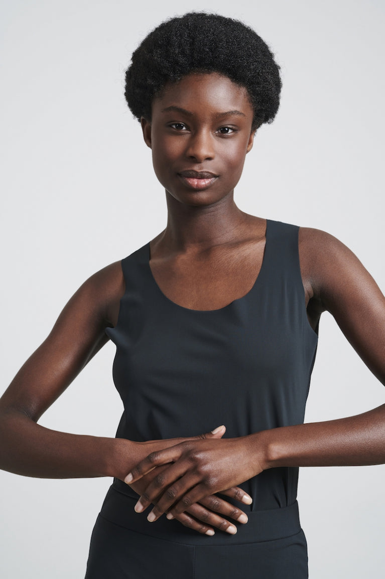 jane lushka Top Jesy Easy wear Technical Jersey Grigio Notte