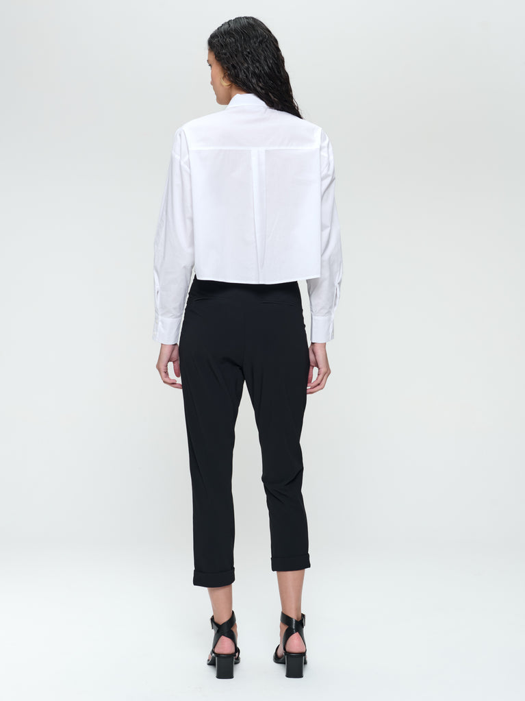 Jane Lushka Valentine Structure Technical Jersey Pants Black