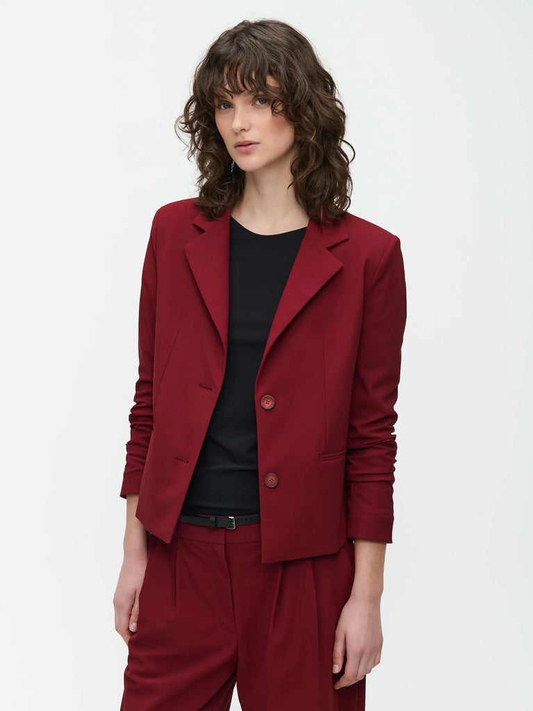Jane Lushka Venecia Blazer Technical Jersey Amaranto