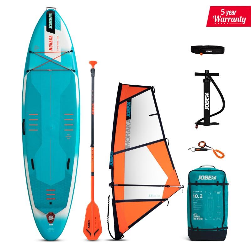 jobe Jobe Mohaka 10.2 Opblaasbaar SUP Board + SUP Zeil 3.5 m2 Pakket