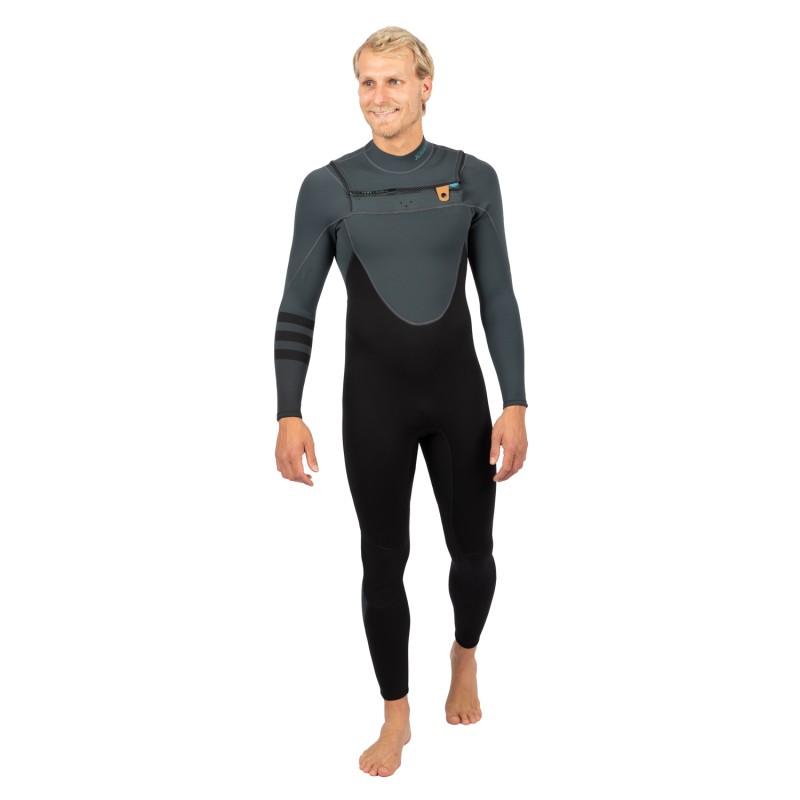 jobe Jobe Perth 3/2mm Borstrits Wetsuit Heren Grijs