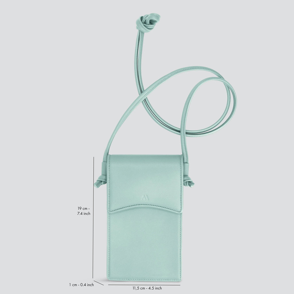 Kaai Arch Smartphone Pouch - Celadon Groen