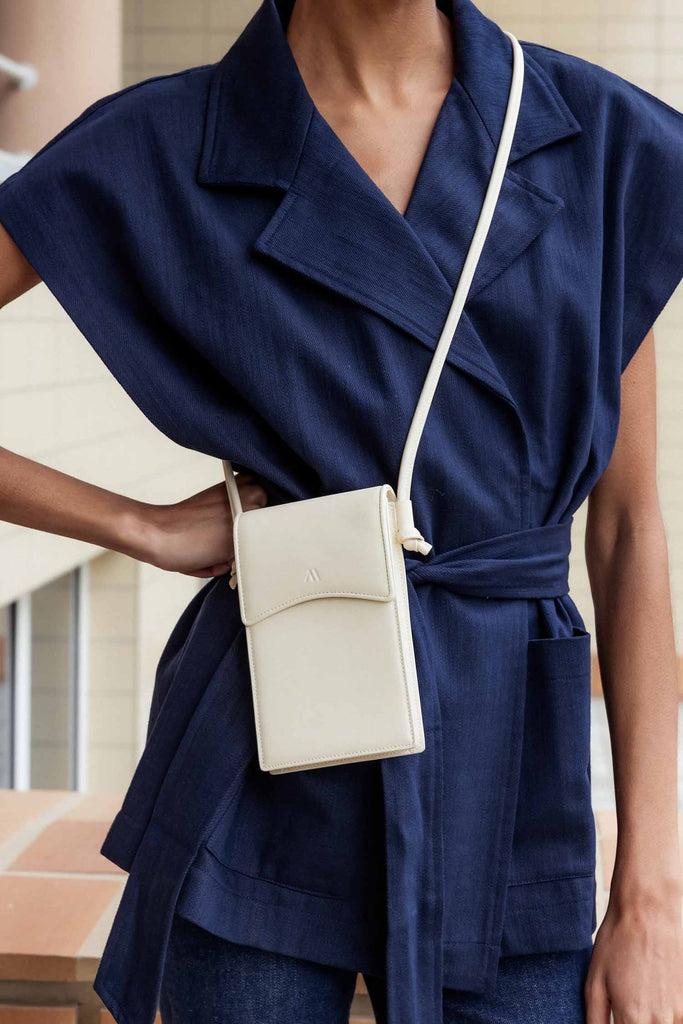 Kaai Arch Smartphone Pouch - Ivoor Wit