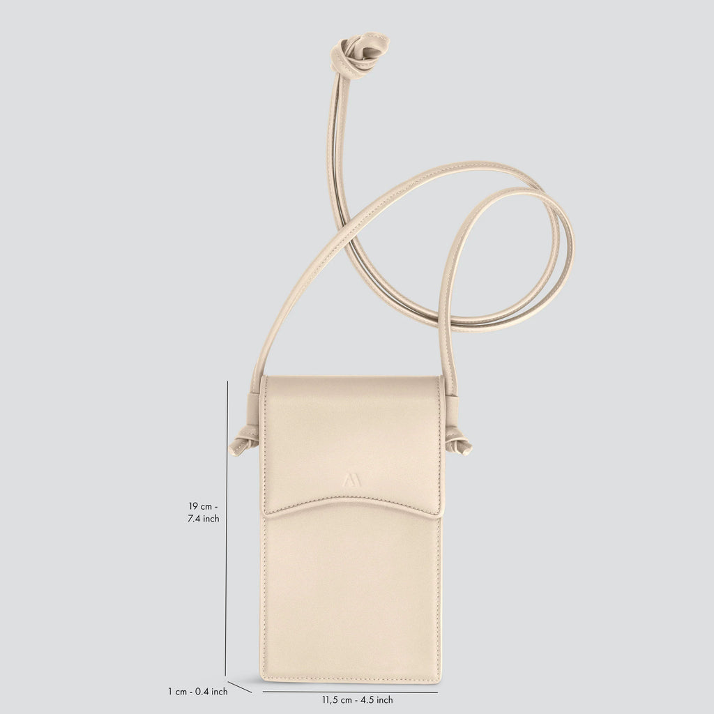 Kaai Arch Smartphone Pouch - Ivoor Wit