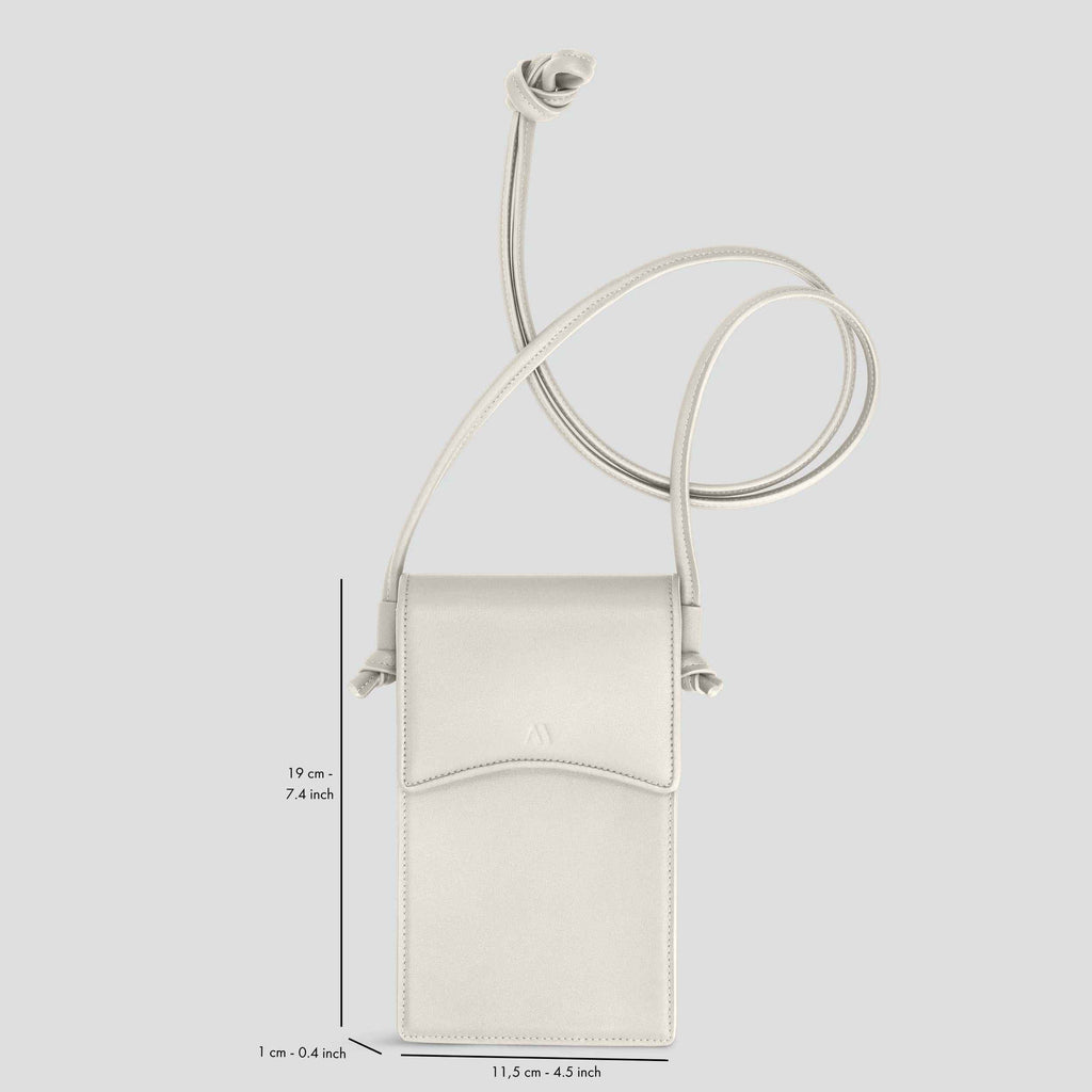 Kaai Arch Smartphone Pouch - Krijtwit