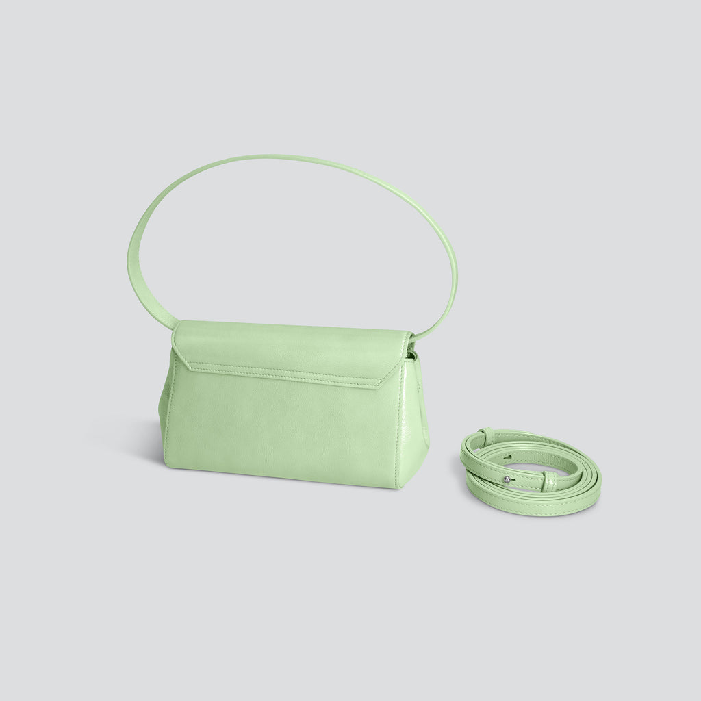 Kaai Ikon Clutch - Naplack Mintgroen