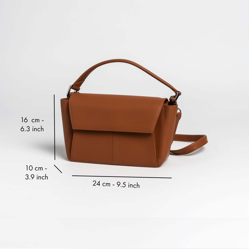 Kaai Ikon Schoudertas - Cognac