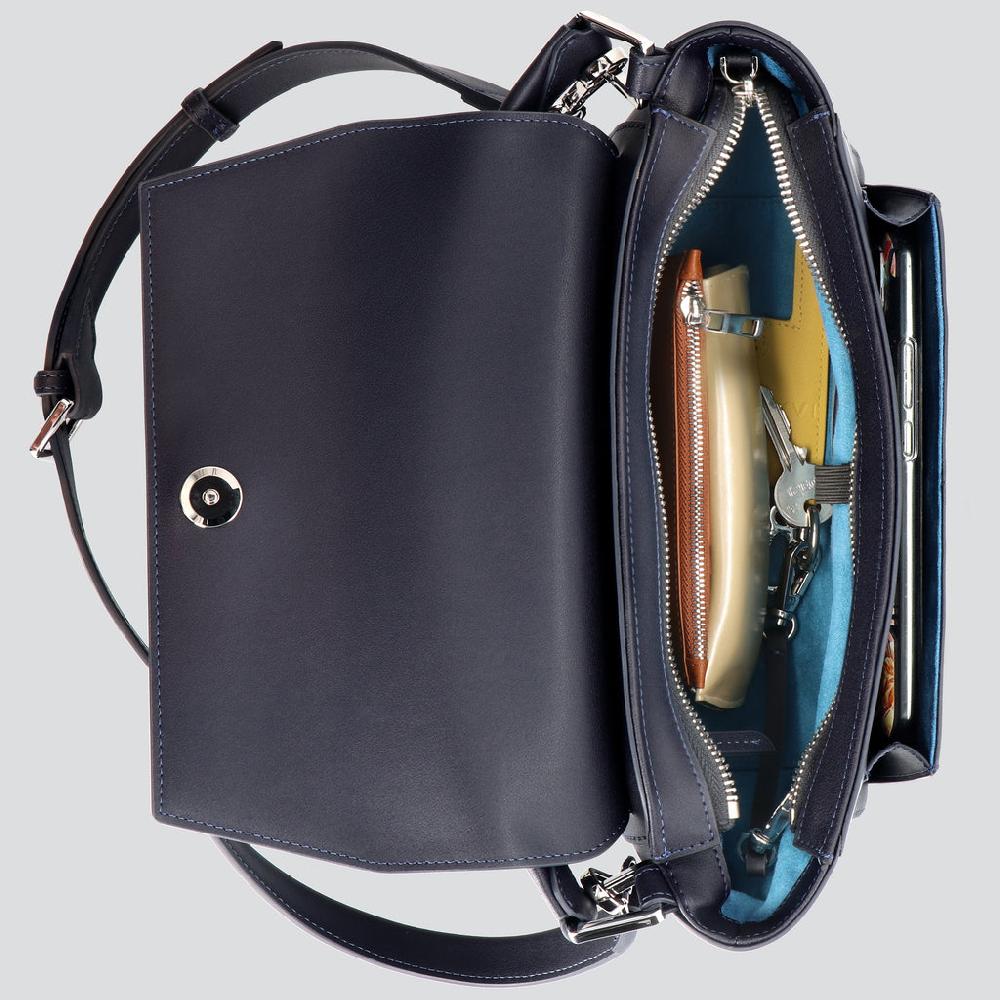 Kaai Ikon Schoudertas - Nachtblauw