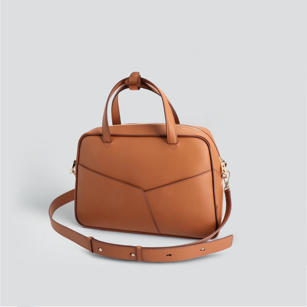 Kaai Midi Bowler - Cognac