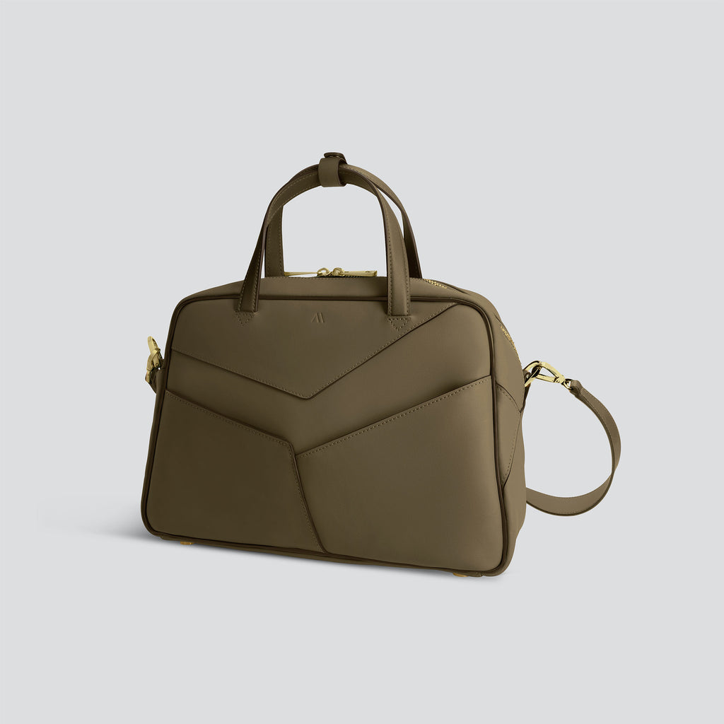 kaai Midi Bowler - donker kaki