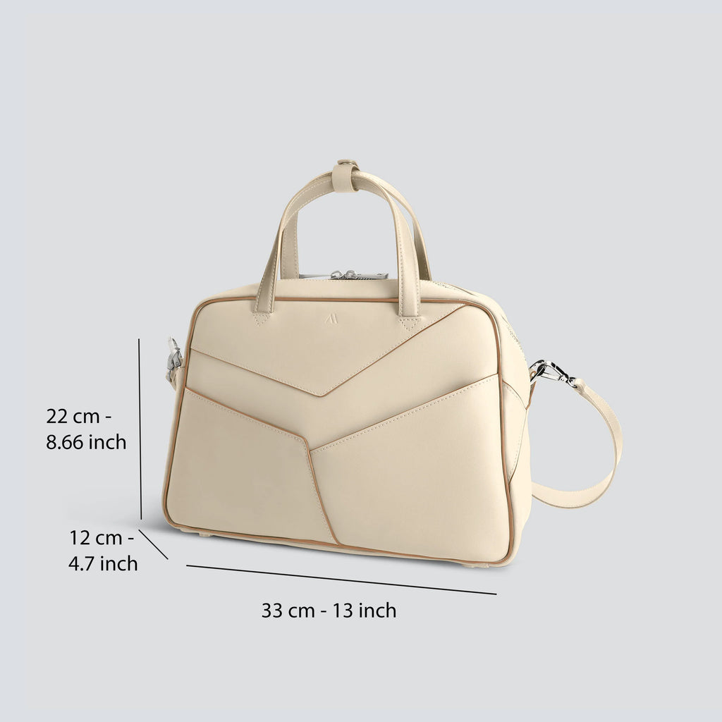 Kaai Midi Bowler - Ivoor Wit