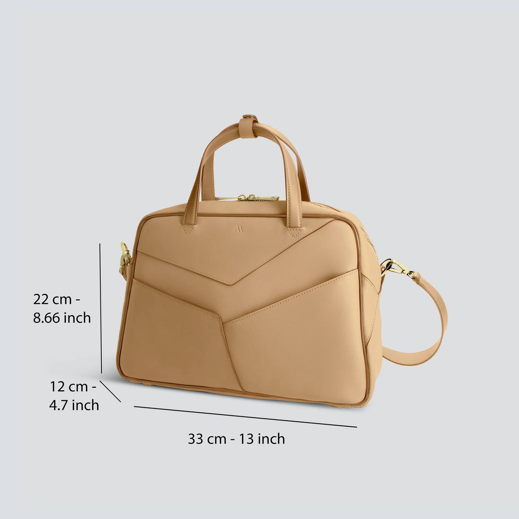 Kaai Midi Bowler - Licht Camel