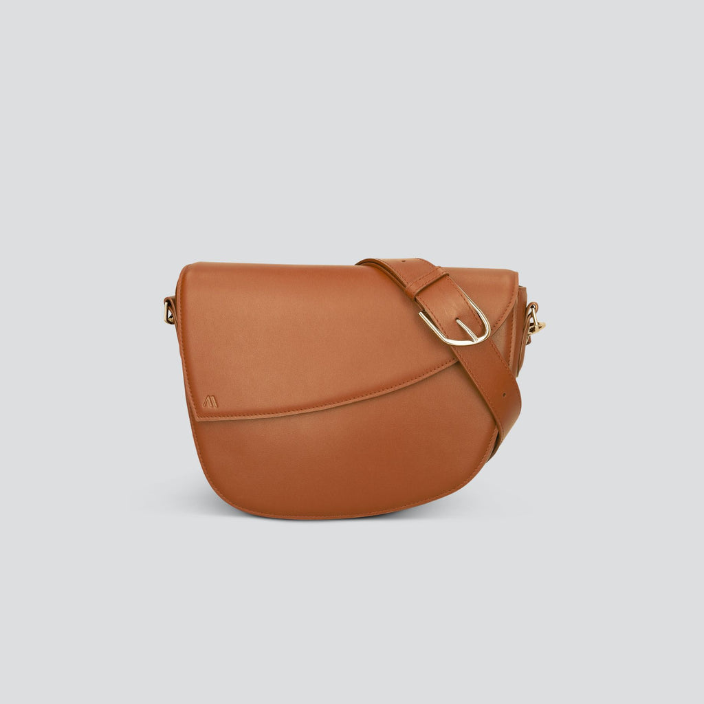 kaai Rebel Zadeltas - zachte touch cognac