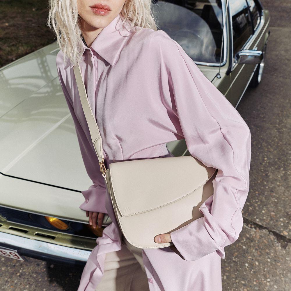 Kaai Rebel Zadeltas - Zachte Touch Crème