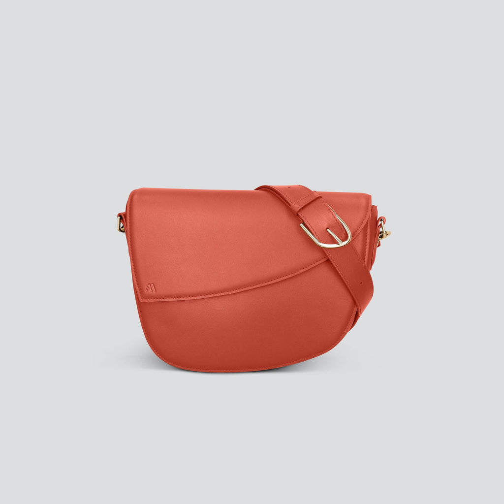 kaai Rebel Zadeltas - zachte touch terracotta