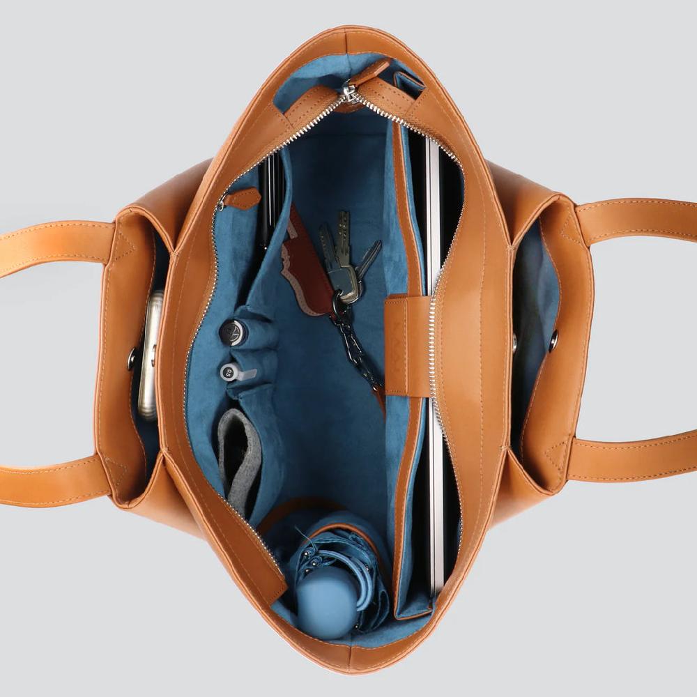 Kaai Vegan Midi Pyramid - Cognac