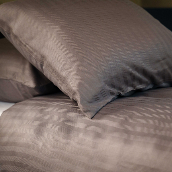 kayori Akemi - kussensloop - 2 stuks - 60x70 - Antraciet