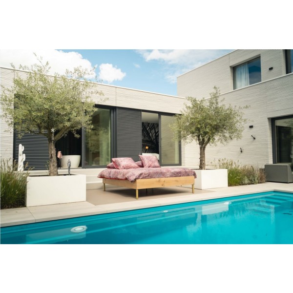 Kayori Kayori Chana - Dekbedovertrek - Katoensatijn - Paars