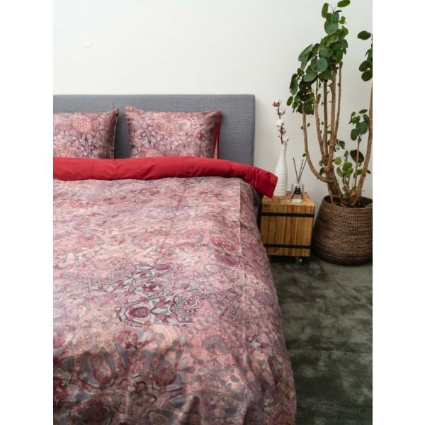 kayori Kayori Chana - Dekbedovertrek - Katoensatijn - Paars