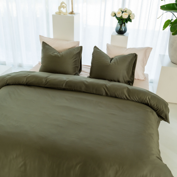 Kayori Kayori - Daiki - DBO - Tencel© - 200/200-220 - Donkergroen