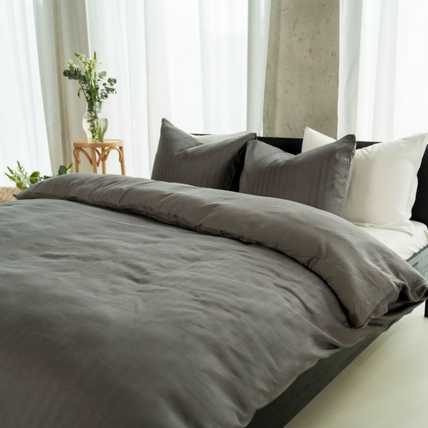 Kayori Kayori Dekbedovertrek Akemi Tencel© - Antracite