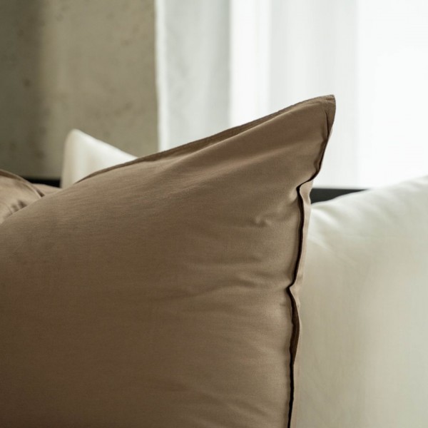 Kayori Kayori Dekbedovertrek Edo Katoensatijn - Khaki