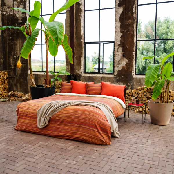 Kayori Kayori Dekbedovertrek Goko Katoensatijn - Rood