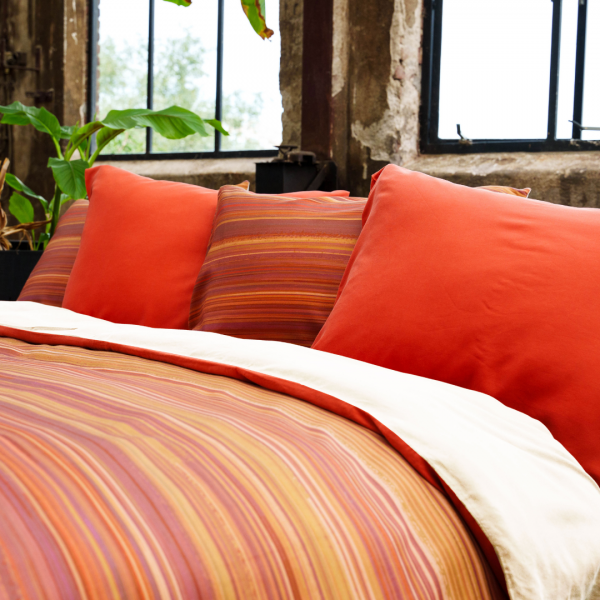Kayori Kayori Dekbedovertrek Goko Katoensatijn - Rood