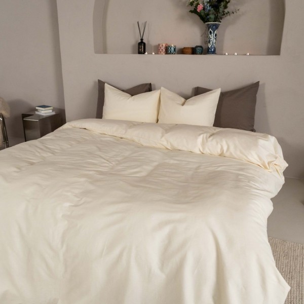 Kayori Kayori Dekbedovertrek Kai Washed Katoen - Offwhite