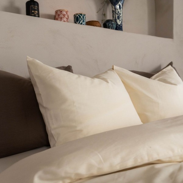 Kayori Kayori Dekbedovertrek Kai Washed Katoen - Offwhite