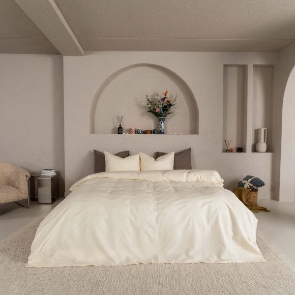 kayori Kayori dekbedovertrek Kai Washed Katoen - Offwhite