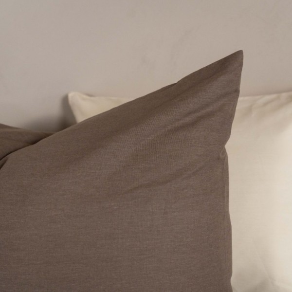 Kayori Kayori Dekbedovertrek Kai Washed Katoen - Taupe