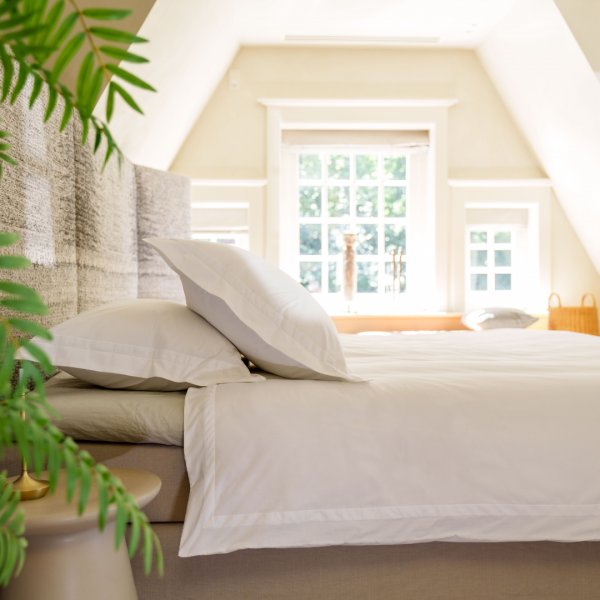 kayori Kayori dekbedovertrek katoenperkal Yamato - Wit