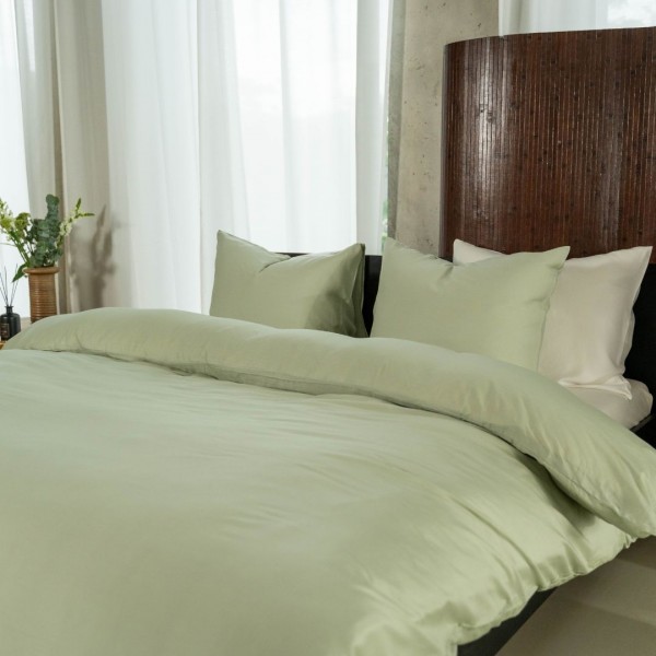 Kayori Kayori Dekbedovertrek Kiyo Tencel© - Saliegroen