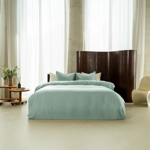 kayori Kayori dekbedovertrek Kiyo Tencel© - Zeeblauw