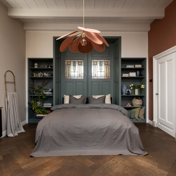 kayori Kayori dekbedovertrek Kora Katoensatijn - Antracite