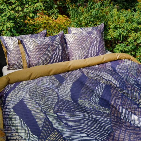 Kayori Kayori Dekbedovertrek Kymani Katoen-satijn - Goud