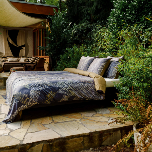 Kayori Kayori Dekbedovertrek Kymani Katoen-satijn - Goud