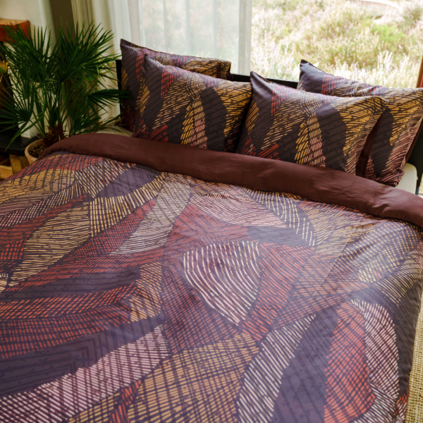 Kayori Kayori Dekbedovertrek Kymani Katoen-satijn - Rood