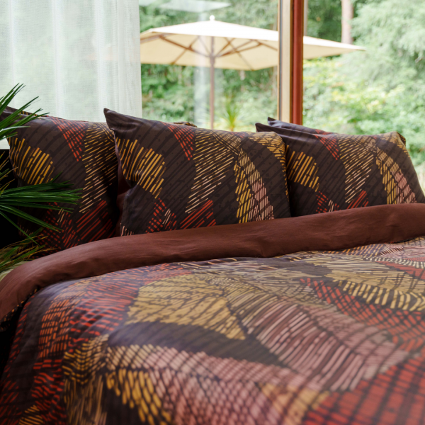 Kayori Kayori Dekbedovertrek Kymani Katoen-satijn - Rood